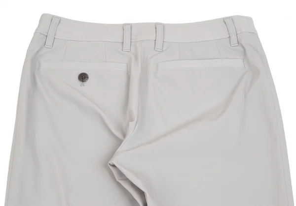 【SALE】イッセイミヤケISSEY MIYAKE ナイロンストレッチパンツ ライトグレー1 K-70412_009