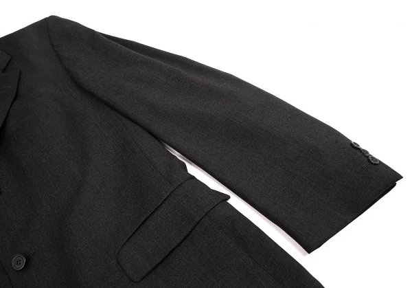 ジャンニヴェルサーチGIANNI VERSACE メデューサ裏地ウール3Bジャケット チャコールグレー50 K-70475_006