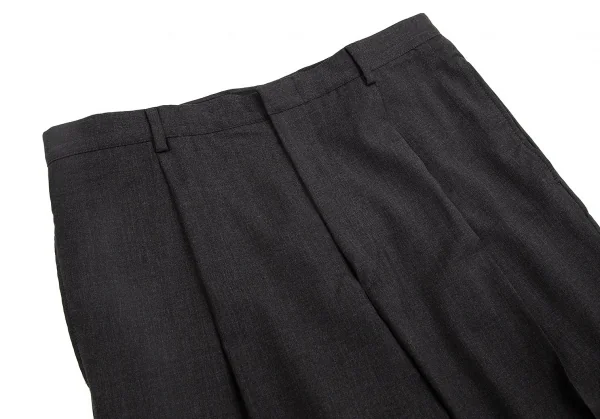 ジャンニヴェルサーチGIANNI VERSACE ウールテーパードパンツ チャコールグレー50 K-70476_002