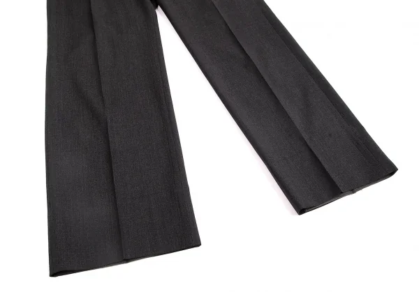 ジャンニヴェルサーチGIANNI VERSACE ウールテーパードパンツ チャコールグレー50 K-70476_005