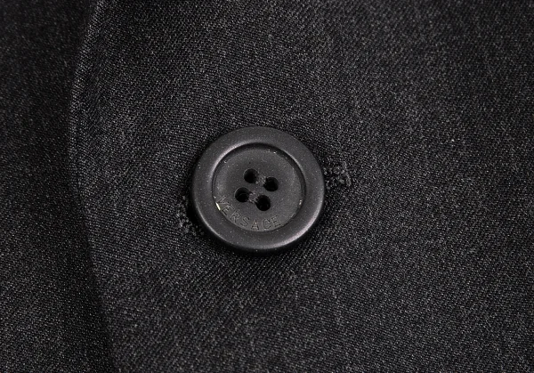 ジャンニヴェルサーチGIANNI VERSACE メデューサ裏地ウール3Bジャケットセットアップスーツ チャコールグレー50 K-70477_004