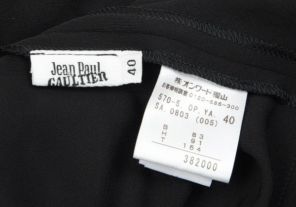 Jean-Paul GAULTIER FEMME Zip Design Sleeveless Dress K-70610_018