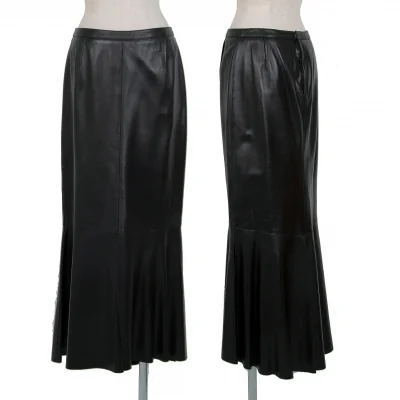 ジャンポールゴルチエ ファムJean Paul GAULTIER FEMME ラムレザースカート