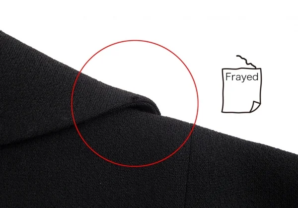 【SALE】リミフゥLIMI feu デカボタンヘチマカラーウールジャケット 黒S K-70629_011