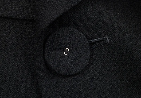 【SALE】リミフゥLIMI feu デカボタンヘチマカラーウールジャケット 黒S K-70629_004