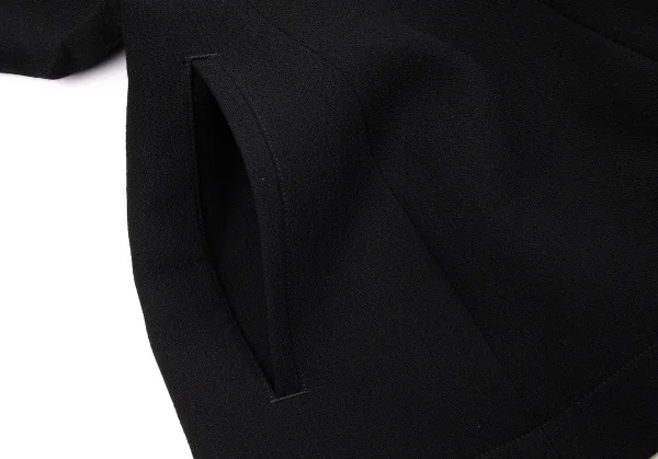 【SALE】リミフゥLIMI feu デカボタンヘチマカラーウールジャケット 黒S K-70629_008