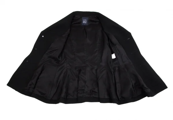 【SALE】リミフゥLIMI feu デカボタンヘチマカラーウールジャケット 黒S K-70629_009