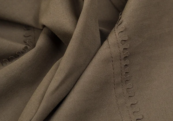 プリーツプリーズPLEATS PLEASE カットデザインパンツ カーキ1 K-70726_015