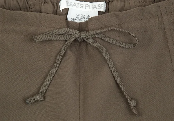プリーツプリーズPLEATS PLEASE カットデザインパンツ カーキ1 K-70726_003