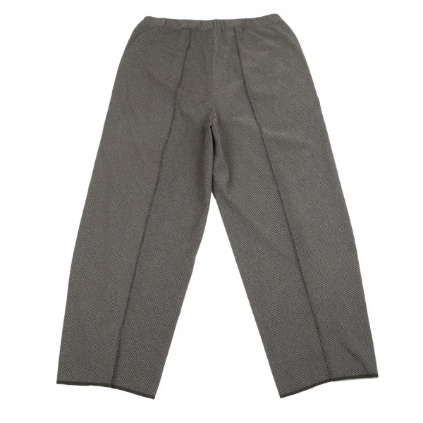プリーツプリーズ エーポックPLEATS PLEASE A-POC 斜め縞ひだ付きワイドパンツ グレー3 K-70753_010
