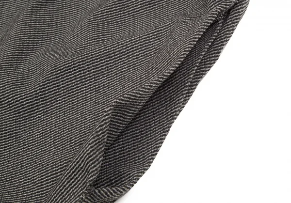 プリーツプリーズ エーポックPLEATS PLEASE A-POC 斜め縞ひだ付きワイドパンツ グレー3 K-70753_004
