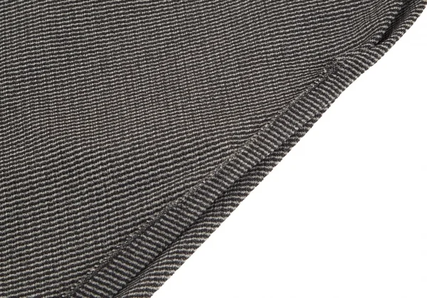 プリーツプリーズ エーポックPLEATS PLEASE A-POC 斜め縞ひだ付きワイドパンツ グレー3 K-70753_006