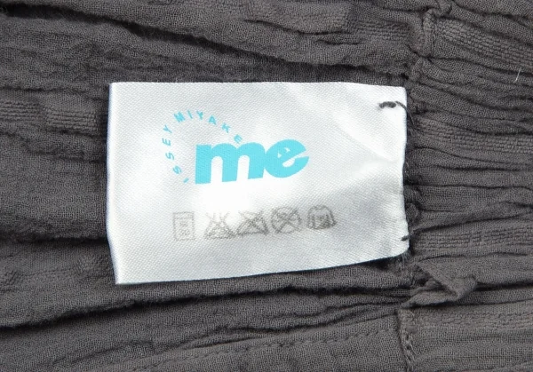 イッセイミヤケ ミーISSEY MIYAKE me コットンカリフラワーワイドパンツ グレーF K-70770_012