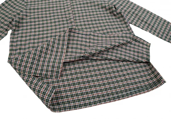 マドモアゼルノンノンMademoiselle NON NON チェック長袖ネルプルオーバー マルチL K-70869_012