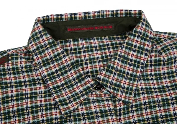 マドモアゼルノンノンMademoiselle NON NON チェック長袖ネルプルオーバー マルチL K-70869_005