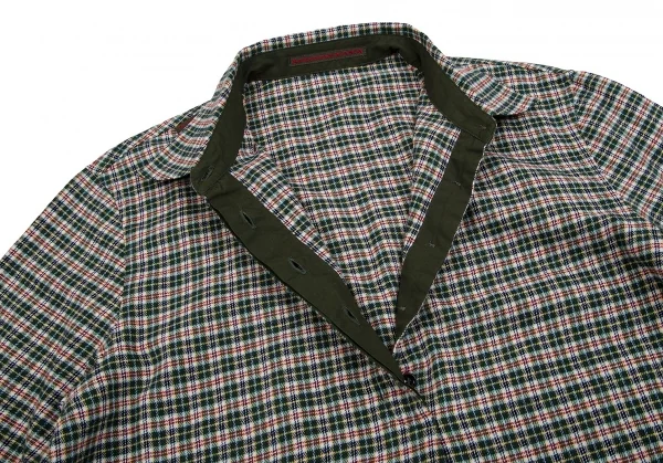 マドモアゼルノンノンMademoiselle NON NON チェック長袖ネルプルオーバー マルチL K-70869_008