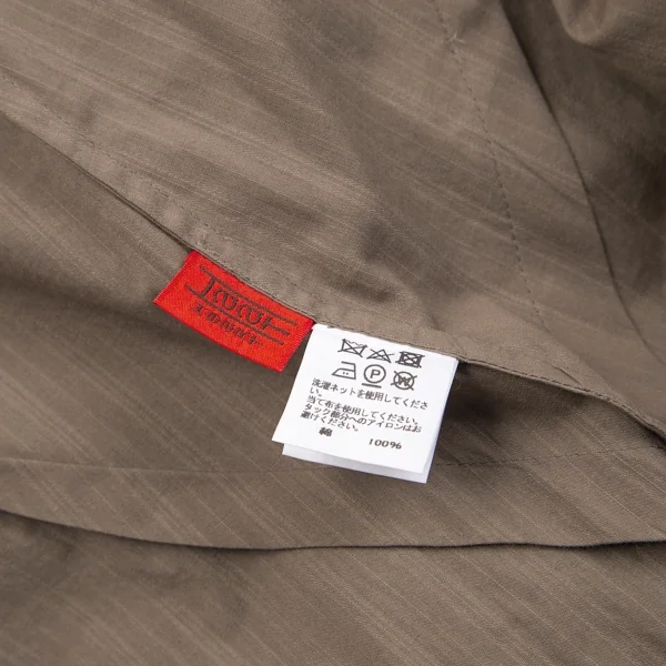 イッセイミヤケ ハートISSEY MIYAKE HaaT コードレース装飾シャツチュニック モカ2 K-70945_019