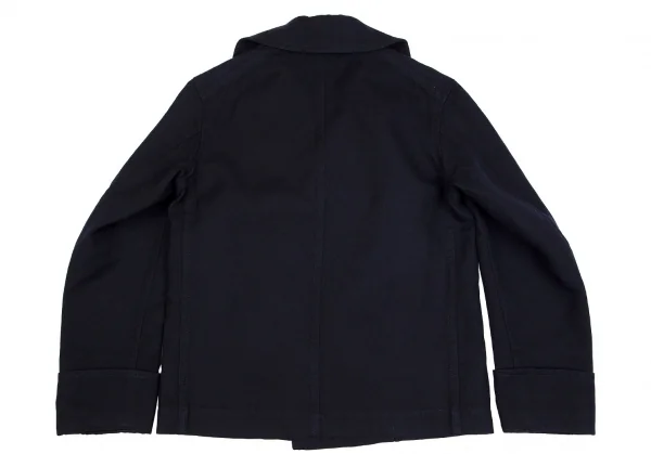 トリコ コムデギャルソンtricot COMME des GARCONSウールポリメタルボタンナポレオンジャケット 紺M K-71029_015