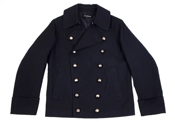 トリコ コムデギャルソンtricot COMME des GARCONSウールポリメタルボタンナポレオンジャケット 紺M K-71029_002