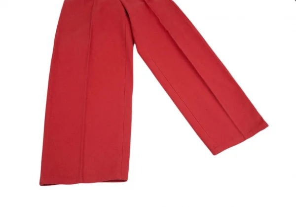 パパスPapas ゴルフワッペン付ヘリンボーンパンツ 赤M K-71078_006