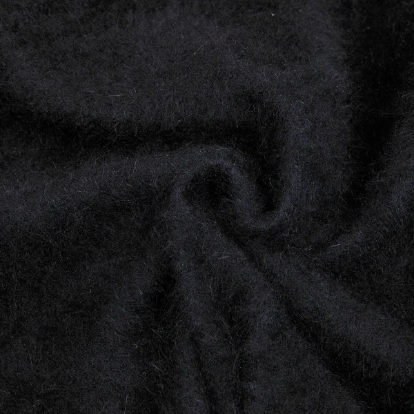 ヨウジヤマモト ノアールyohji yamamoto NOIR レイヤータートルネックアンゴラシャギーニット 黒3 K-71092_012