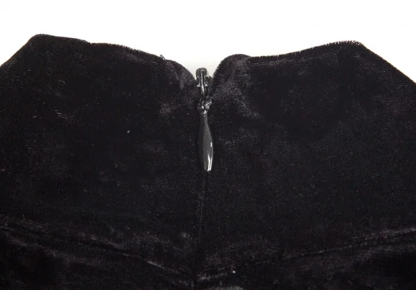 バーバリーズBurberrys' クラッシュベロアハイネックトップス 黒38 K-71110_010