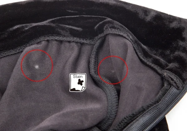 バーバリーズBurberrys' クラッシュベロアハイネックトップス 黒38 K-71110_013