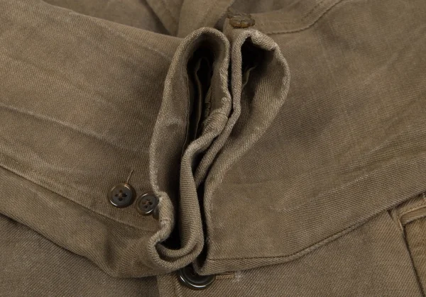 ワイズフォーメンY's for men 染め加工コットンウールジャケット カーキ2 K-71152_010