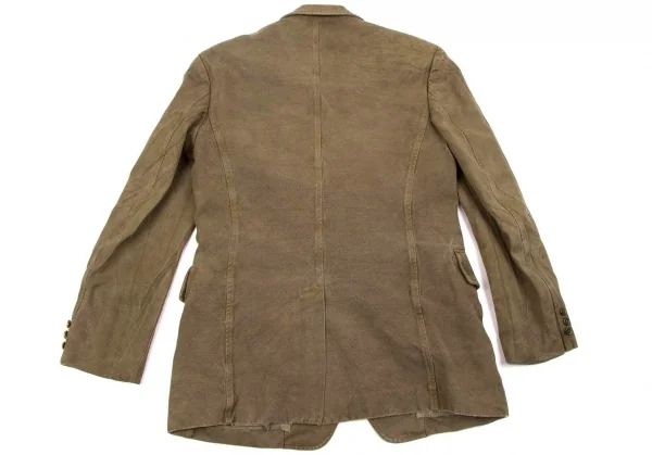 ワイズフォーメンY's for men 染め加工コットンウールジャケット カーキ2 K-71152_012