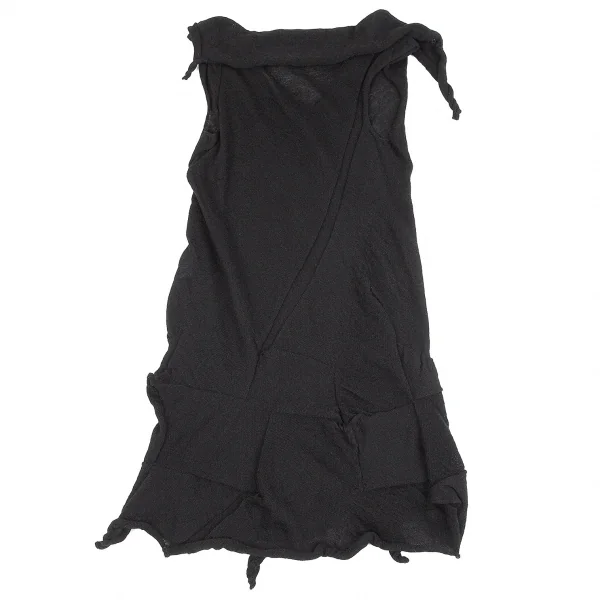 イッセイミヤケミーISSEY MIYAKE me 変形ニットワンピース 黒M位 (K-71157) イッセイミヤケミーISSEY MIYAKE me 変形ニットワンピース 黒M位 (K-71157)