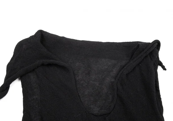 イッセイミヤケミーISSEY MIYAKE me 変形ニットワンピース 黒M位 (K-71157) イッセイミヤケミーISSEY MIYAKE me 変形ニットワンピース 黒M位 (K-71157)