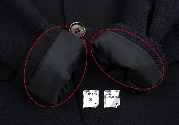 コムデギャルソンCOMME des GARCONSウールカルゼロングジャケット 紺M K-71263_010