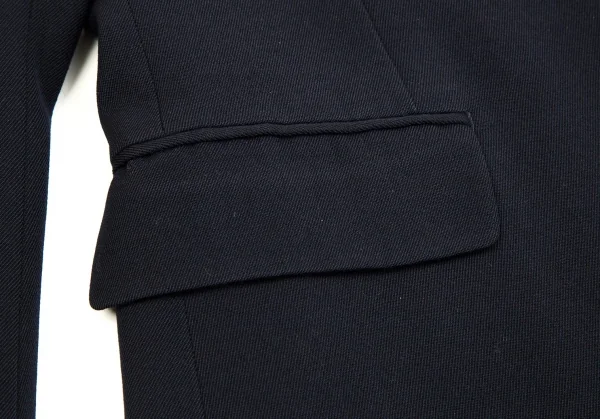 コムデギャルソンCOMME des GARCONSウールカルゼロングジャケット 紺M K-71263_012
