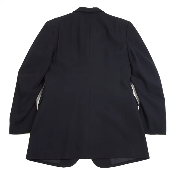 コムデギャルソンCOMME des GARCONSウールカルゼロングジャケット 紺M K-71263_015