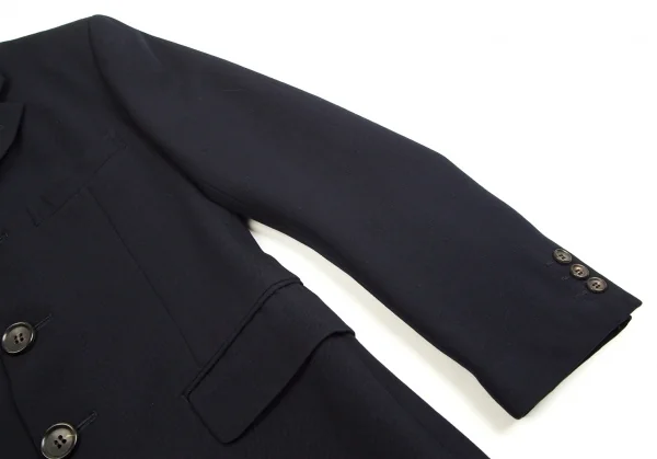 コムデギャルソンCOMME des GARCONSウールカルゼロングジャケット 紺M K-71263_008