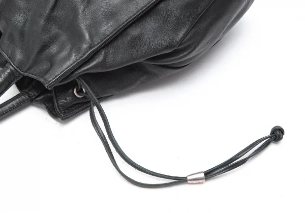 エンポリオアルマーニEMPORIO ARMANI レザーダーツデザインバッグ 黒 K-71273_011