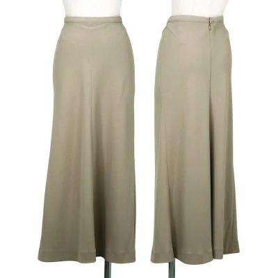 ヨシエイナバyoshie inaba ロングスカート グレージュ