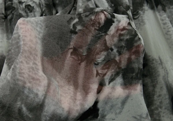 Jean-Paul GAULTIER FEMME Printed Mesh Skirt K-71526_012