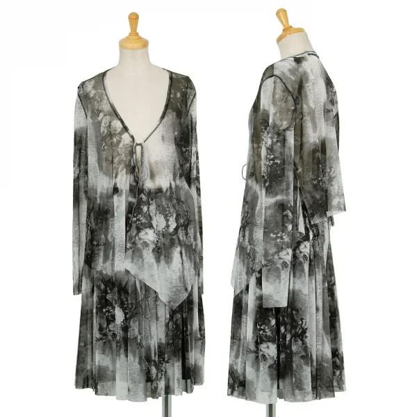 Jean-Paul GAULTIER FEMME Printed Mesh Skirt K-71526_014