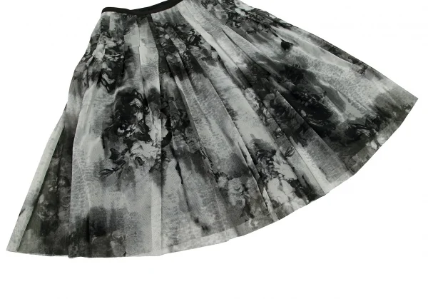 Jean-Paul GAULTIER FEMME Printed Mesh Skirt K-71526_006