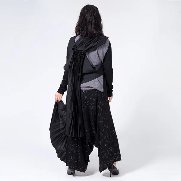 Yohji Yamamoto FEMME Pleats Design Sleeveless Top K-71545_017