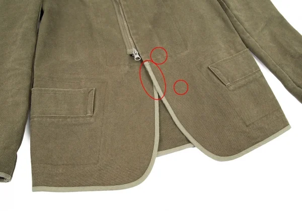 Y's Stone Wash Zip Jacket K-71554_010