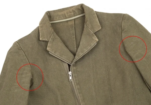 Y's Stone Wash Zip Jacket K-71554_003