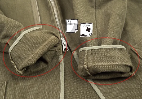 Y's Stone Wash Zip Jacket K-71554_009