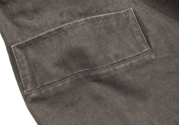 ワイズY’s ストーンウォッシュジップジャケット グレー2 K-71555_011