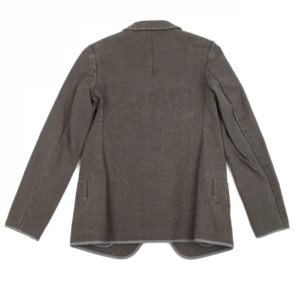ワイズY’s ストーンウォッシュジップジャケット グレー2 K-71555_015