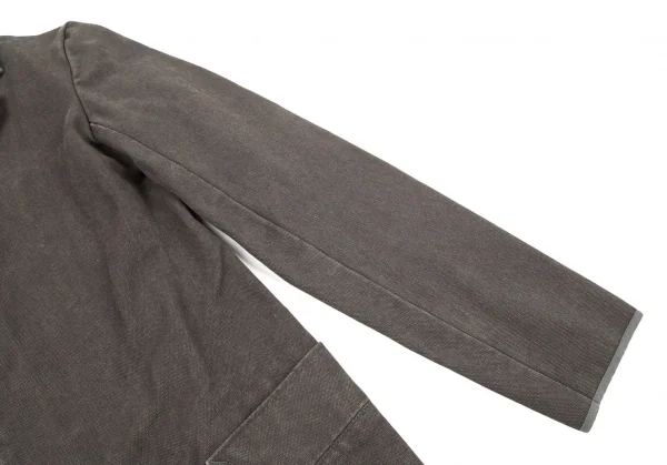 ワイズY’s ストーンウォッシュジップジャケット グレー2 K-71555_006