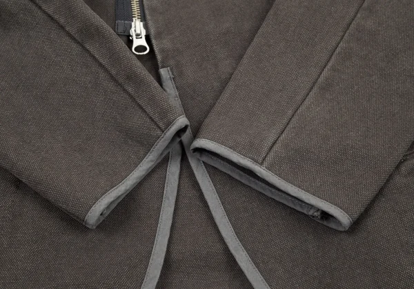 ワイズY’s ストーンウォッシュジップジャケット グレー2 K-71555_007