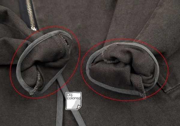 ワイズY’s ストーンウォッシュジップジャケット グレー2 K-71555_008