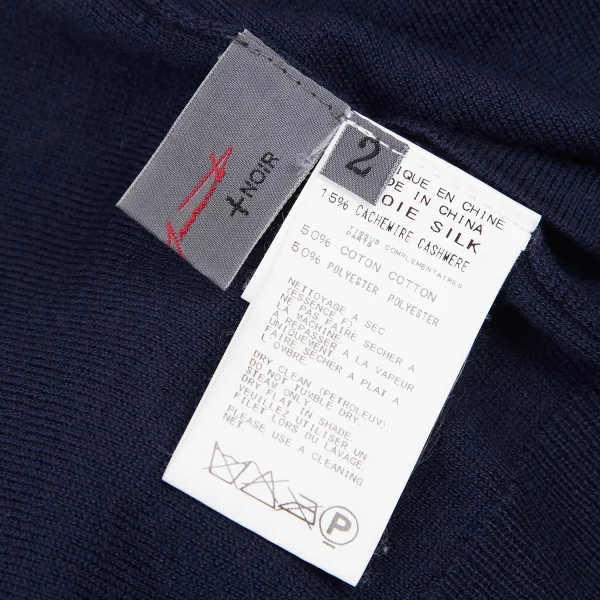 Yohji Yamamoto NOIR Silk Cashmere Knit Top K-71725_019